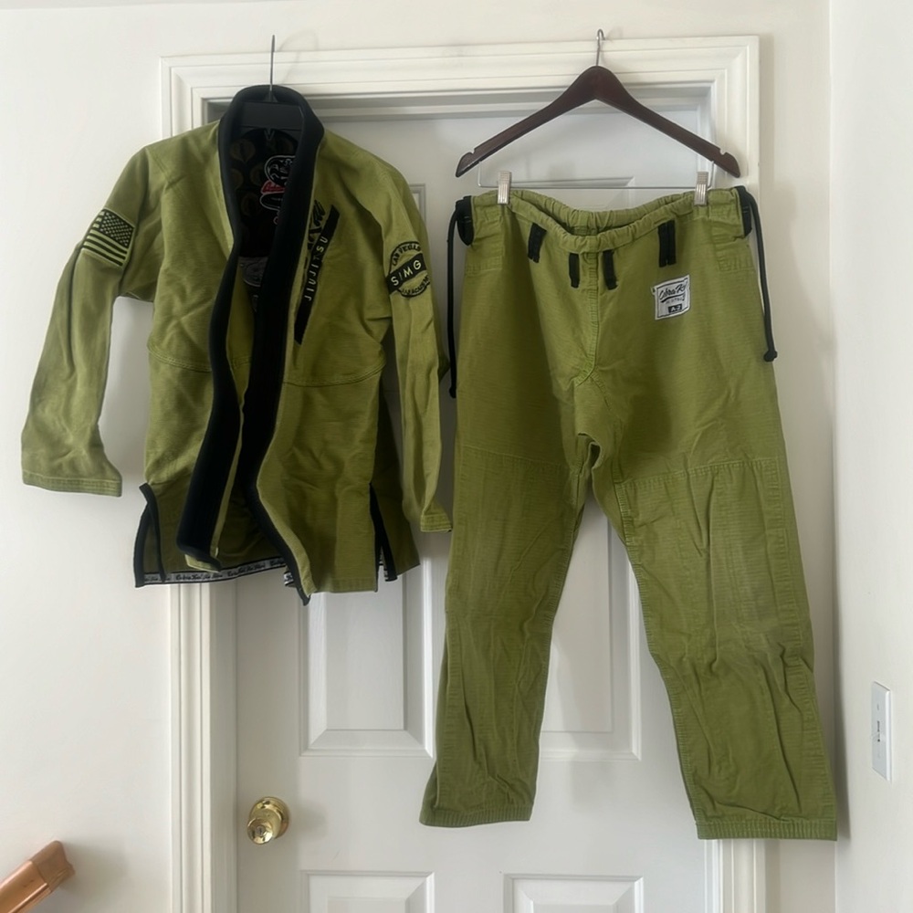 Olive Green Martial Arts Gi Set